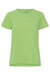 Fransa Round Neck T-Shirt, Green