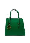 Zen Collection Faux Leather Star & Moon Handbag Bag, Green