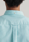 Gant Regular Fit Oxford Shirt, Aqua Green