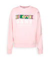 GANT Womens Flags Crewneck Sweatshirt, Preppy Pink