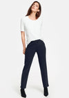 Gerry Weber Stripe Pocket Trousers, Navy