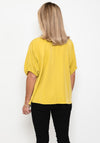 Gerry Weber Batwing Elasticated Cuff Top, Yellow