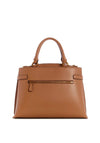 Guess Zadie Medium Satchel Bag, Cognac