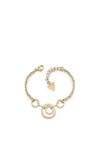 Guess Double Modern Circle Bracelet, Gold