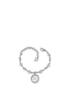 Guess Mini Hearts Beaded Bracelet, Silver