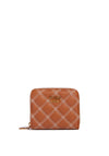 Guess Cessily Quilted Mini Wallet, Cognac