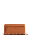 Guess Cessily Quilted Wallet, Cognac