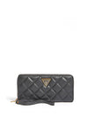 Guess Cessily Zip Around Wallet, Black