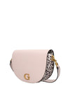 Guess Danna Saddle Bag, Leopard Print & Pink