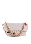 Guess Gillian Quilted Crossbody Bag, Stone