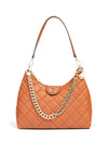 Guess Gillian Quilted Hobo Bag, Cognac