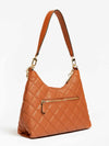 Guess Gillian Quilted Hobo Bag, Cognac