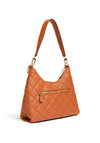 Guess Gillian Quilted Hobo Bag, Cognac