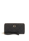 Guess Gillian Quilted Wallet, Black