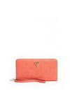 Guess Helaina Zip Around Wallet, Papaya