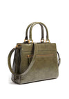 Guess Katey Python Satchel Bag, Olive