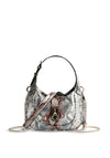 Guess Maimie Mini Shoulder Bag, Metallic Python