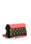 Guess Zira Mini Crossbody Bag, Mocha & Poppy