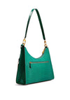 Guess Raffie Croc Print Shoulder Bag, Green