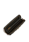 Guess Raffie Croc Print Wallet, Black