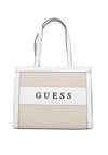 Guess Salford Tote Bag, Natural White