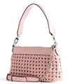 Guess Sicilia Woven Shoulder Bag. Pink