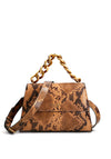 Guess Tullia Python Print Crossbody Bag, Brown