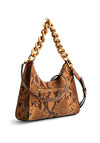 Guess Tullia Python Print Hobo Bag, Brown