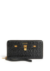 Guess Isidora Zip Around Wallet, Black