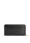 Guess Isidora Zip Around Wallet, Black