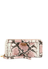 Guess Abey SLG Python Print Zipped Wallet, Pink