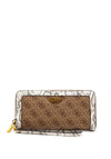 Guess Zadie Logo SLG Zip Around Wallet, Python