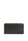 Guess Malia Quilted Zip Around Wallet, Black