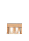 Guess Katey SLG Woven Zip Around Small Wallet, Caramel Multi