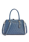 Guess Wessex Quilted Handbag, Midnight