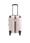 Guess Wilder Travel 4 Wheel G Cube Spinner Suitcase, Pale Rose