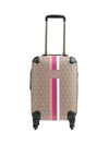 Guess Wilder Travel 4 Wheel G Cube Spinner Suitcase, Taupe