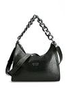 Guess Tullia Croc Small Shoulder Bag, Black