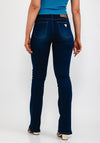 Guess Womens Bootcut Jeans, Dark Blue Denim