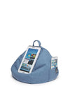 IBeani Tablet Bean Bag Cushion, Denim Blue