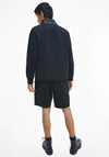 Calvin Klein Milano Jersey Half Zip Jumper, Black