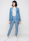 Seventy1 Long Blazer, Powder Blue