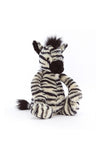 Jellycat Bashful Zebra Medium, Black and White