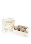 Jellycat Bashful Bunny Booties, Taupe