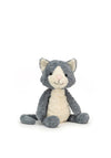 Jellycat Medium Tuffet Cat, Grey