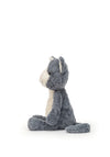 Jellycat Medium Tuffet Cat, Grey