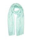 Katie Loxton Mosaic Print Scarf, Mint Green