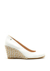 Kate Appleby Marina Espadrille Wedged Shoes, White