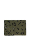 Katie Loxton Large Leopard Print Scarf, Olive