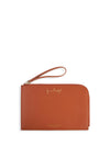 Katie Loxton Secret Message Perfect Pouch ‘Life Is Beautiful’, Cognac